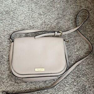 Kate Spade Light Gray Crossbody Bag